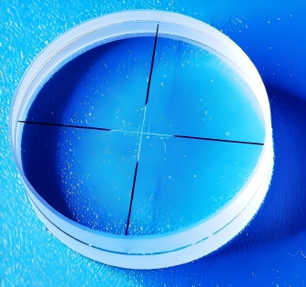 High precision optical grade adhesive dividing board with a diameter of 9-28mm, precision measuring/calibration component
